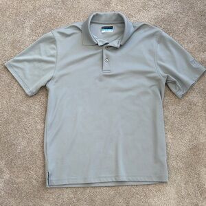 Travis Mathew Light Gray Polo Shirt